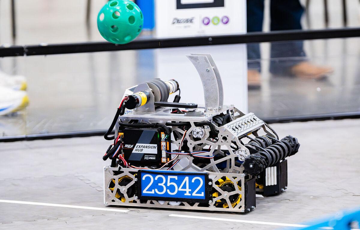 FIRST Tech Challenge robot 23542 during a match
